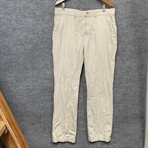 John varvatos white striped pants 30” size 34 mens